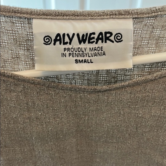 Vintage Aly Wear Linen Lagenlook Relaxed Fit 3 Piece Set - Size Small / Medium - Picture 11 of 16